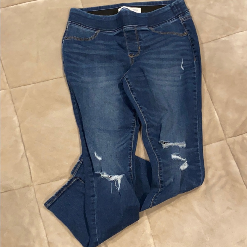 Old navy rockstar pull on jegging
